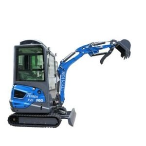 TYPHON TERROR XVII PRO Prestige Edition – Enclosed Mini Excavator with AC, Heater & Ergonomic… – product detail image 1