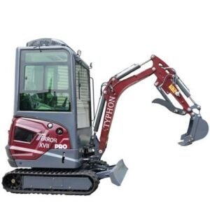 TYPHON TERROR XVII PRO Prestige Edition 4000 lb Enclosed Mini Excavator with Kubota Power &… – product detail image 1