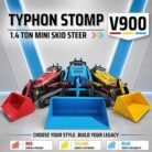 Brand New TYPHON STOMP V900 Mini Track Loader Kubota D1105 25HP Diesel Stand-On Skid Steer EPA /… – product detail image 10