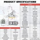 Brand New TYPHON STOMP V900 1.4 Ton Mini Track Loader Featuring Dual Auxiliary Hydraulics & Kubota… – product detail image 2