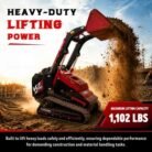 Brand New TYPHON STOMP V900 1.4 Ton Mini Track Loader Featuring Dual Auxiliary Hydraulics & Kubota… – product detail image 9