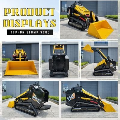 5926533621-1.jpg Brand New TYPHON STOMP V900 1.4-Ton Compact Track Loader with 25HP Kubota Diesel Engine 1,102 lb… – product detail image 11
