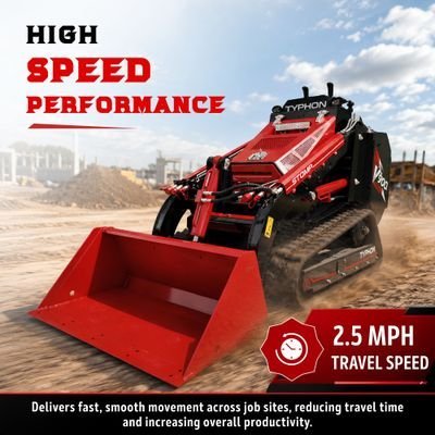 5926534358-1.jpg Brand New TYPHON STOMP V900 1.4 Ton Mini Track Loader Featuring Dual Auxiliary Hydraulics & Kubota… – product detail image 8