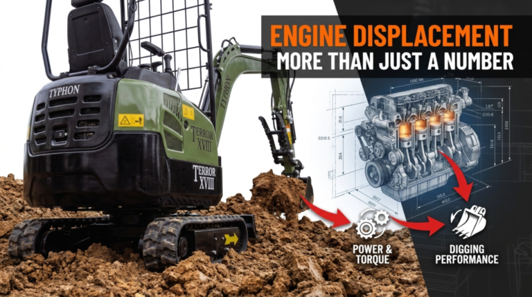 Why Compact Excavator Engine Displacement Matters for Performance