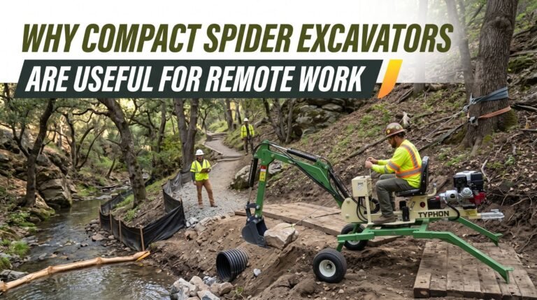 Why Compact Spider Excavators Are Useful for Remote Work